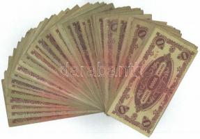 1945. 10.000P (49x) 46 "MNB" bélyeggel+3 bélyeg nélkül T:III Adamo P23,P22E