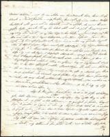 1850 1848-as szabadságharc honvéd tisztje, Szigeti Sándor saját kézzel írt levele szüleinek. Szigeti...