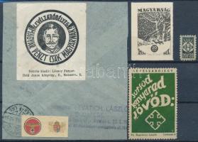 Magyar nyilas és nemzetiszocialista levélzárók / Hungarian nazi poster stamps