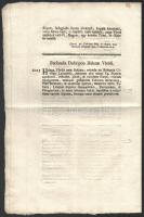 1786 Megyei orvos részére előírt felszerelések felsorolását tartalmazó rendelet + körözvények német ...