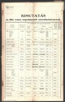 1913 Kimutatás az évben engedélyezett névváltoztatásokról vallási felekezet és állás feltüntetésével 111p.
