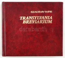 Szacsvay Imre: Transylvania Breviarium I. Budapest, é.n., Officina Nova. Műbőr kötésben.