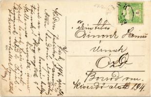 1916 Visk, Vyshkovo (Máramaros); Fő tér, templom / main square, church (EK)