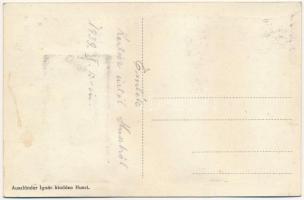 Huszt, Chust; Népviseletes leporellolap. Auszländer Ignác kiadása / folklore leporellocard s: Klaudi...