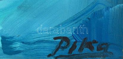 Nagy Árpád "Pika" (1950-): Alakok. Olaj, vászon, jelzett (Pika). 95x95 cm. Nagy Árpád Erdé...