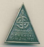 Német Birodalom/Weimari Köztársaság 1925. "3. Gauturnfest-Hannover" kitűző T:2