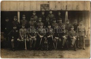 K.u.K. Mil. Polizei Abtlg. XVIII. / WWI Austro-Hungarian K.u.K. military, police officers. photo (EK)