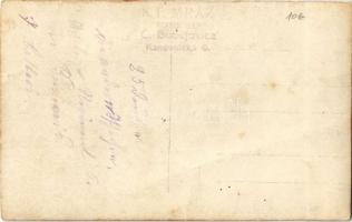 Czechoslovak military, soldiers and officers with cannon. K. E. Mráz (Ceské Budejovice) photo (fl)