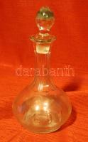 Fúvott hutaüveg likőrösüveg