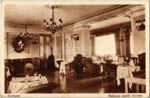 Budapest - 2 db RÉGI étterem, vendéglő (Trombitás vendéglő, Bellevue szálló étterme) / 2 pre-1945 po...