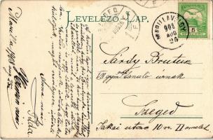 1908 Csiklovabánya, Csiklóbánya, Ciclova Montana; Kalugra kolostor / Salutare dela manastirea Caluga...