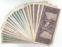 1946. 100.000.000MP (4x) + 1.000.000.000MP (10x) + 1.000.000MP (5x) + 10.000.000MP (5x) T:II,II-,III...