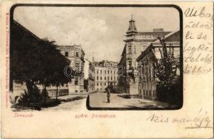 1901 Temesvár, Timisoara; Gyárváros, Baross utca. Polatsek kiadása / Fabrica, street view (fl)