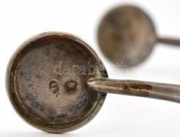 Ezüst (Ag) cukorcsipesz.vésett, tengelyen forog. / Silver candy clip 40,96 g 16 cm