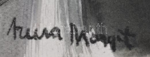 Anna jelzéssel: Arc. Akvarell, papír, 32,5×25 cm