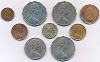 Ausztrália 1953-1988. 1/2p-2$ (9xklf) T:2,2-
Australia 1953-1988. 1/2 Penny - 2 Dollars (9xdiff) C:...