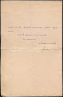 1903 A Lampel és Wodianer cég levele legifjabb Szász Károlynak