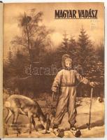 1962-1963 Magyar Vadász. XV. évf. 1-12. sz és XVI. évf. 1-12. sz, egybekötve, jó állapotban