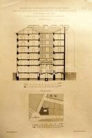 1876-1883 Bécs 7 db eredeti tervrajz lakóházakról (metszetek) / 10 pcs original plans of houses (engravings)