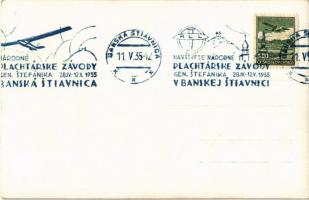 1935 Selmecbánya, Schemnitz, Banská Stiavnica; Nemzeti vitorlázórepülő verseny M. R. Stefánik emléké...