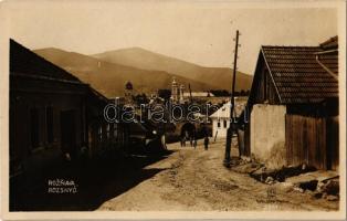 Rozsnyó, Roznava; utca, templomok. Fuchs József kiadása / street, churches. Foto Fon