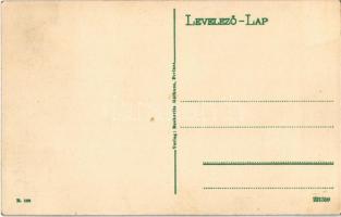 Perlasz, Perlez; Kávéház és Posta utca. Boskovitz Márkusz kiadása / street and cafe