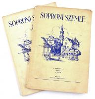 1956 Soproni szemle. X. évf. 2. és 4. sz. Szerk.: Csatkai Endre. Sopron, Sopron Város Tanácsa.