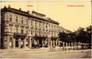 1918 Kassa, Kosice; Schalkház szálloda. W.L. (?) 122. / hotel
