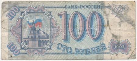Oroszország 1993. 100R foltos T:III- Russia 1993. 100 Rubles spotted C:VG