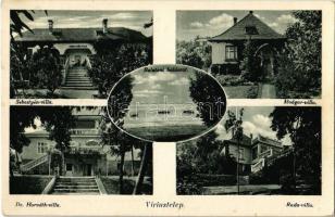 1939 Balatonszepezd, Viriusztelep (Viriustelep), Sebestyén villa, Balatoni halászat, Moógor villa, Rada villa, nyaralók