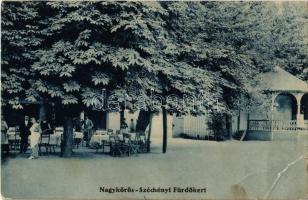 Nagykőrös, Széchenyi fürdőkert, vendéglő. Geszner Jenő kiadása (EB)