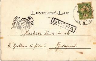 1904 Nyitra, Nitra; M. kir. igazságügyi palota / palace of justice