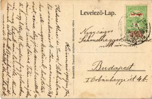 Kőrösmező, Körösmező, Jaszinya, Jasina, Yasinia (Máramaros);  tutajindítás. Kiadja Rosenblüth Emanue...