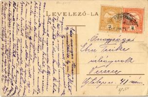 Balassagyarmat, Rákóczi fejedelem út, Nemzeti szálló, óra és ékszerbolt, Müller Béla üzlete  (EK)