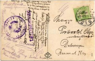 1916 Brassó, Kronstadt, Brasov; Telegvár (Fellegvár) / Schlossberg / Dealul Strajii + "OBERPRÜF...