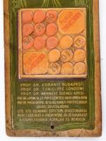 1906 A Purgo gyógyszer szecessziós dombornyomott reklámja, 30,5×6 cm