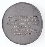 Habsburg Birodalom 1792. "Mária Terézia prágai koronázása" jelzetlen Ag zseton. "MAR ...