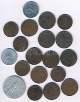 19db-os vegyes osztrák váltópénz tétel T:1-,2 19pcs of mixed austrian coins C:AU,XF