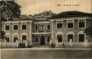 1931 Mád, M. kir. állami elemi iskola + MÁD P.U.