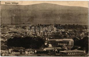 1919 Kassa, Kosice; látkép vasútállomással és gyárakkal / general view with railway station and factories