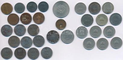 Kis zacskónyi vegyes fillér és forint tétel T:2