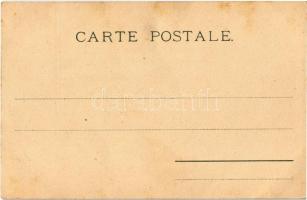 1902 Edirne, Andrinople; Vue da la préfecture (Konak), Tour de l'horloge et de l'incendie ...