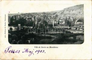1903 Sérres, Ville de Serres en Macédonie (EB)