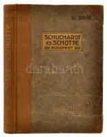 1914 Schuchardt és Schütte fémmegmunkálásra és gépépítésre való szerszámok. Képes árjegyzék. 438p. Kiadói félvászon kötésben.