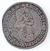 1682K-B Tallér Ag I. Lipót Körmöcbánya (28,70g) T:2,2- fülnyom / Hungary 1682K-B Thaler Ag Leopold I Kremnitz (28,70g) C:XF,VF Huszár: 1371., Unger II.: 1019.