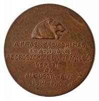 Murányi Gyula (1881-1920) 1915. "A Krasniki diadalmas csatában az oroszoktól elvett ágyúból ver...