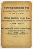 1920 Magyarország gazdaságföldrajzi térképe, 1:15,00.000. Dr. Teleki Pál gróf és dr. Cholnoky Jenő k...