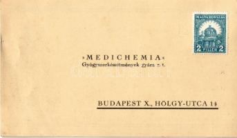 Medichemia Gyógyszerkészítmények gyára rt. reklámlapja. Agarol Emulsion Mineral Oel Agar Agar / Hung...