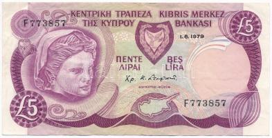 Ciprus 1979. 5Ł T:III Cyprus 1979. 5 Pound C:F Krause KM#47