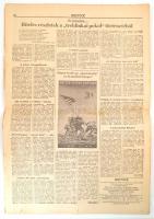 1945 Kritika. I. évf. 1. sz. 1945. szept. 1. Szerk.: Korondi András, Lőrincz Mária. Az utolsó oldalo...